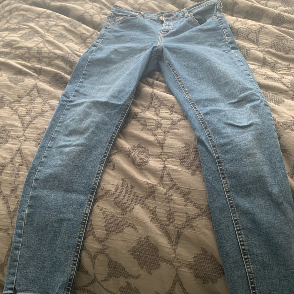 Top shop jeans with stretch